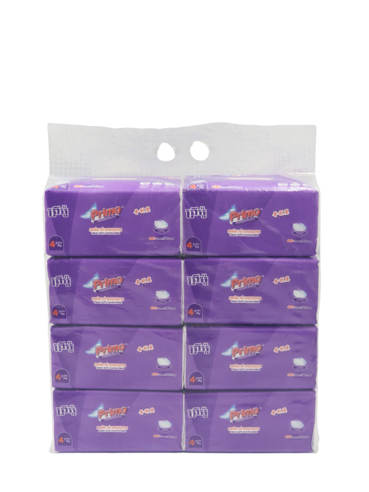 Primo Purple Facial Tissue (1កេស)