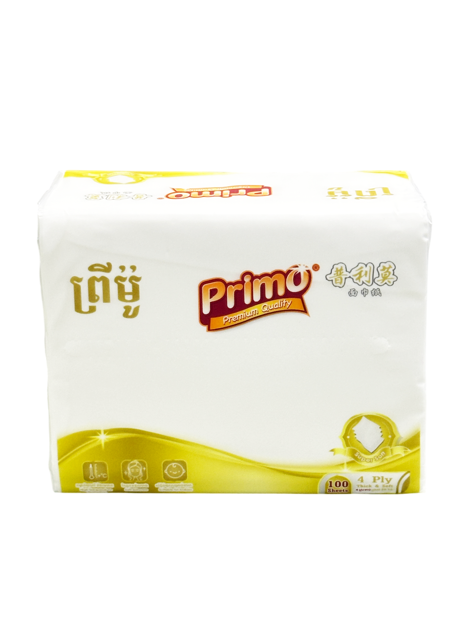 Primo Gold Facial Tissue (1កេស)